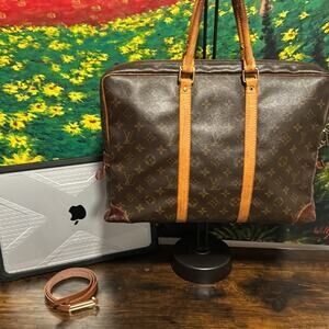 GORGEOUS! Louis Vuitton Porte Documents Voyage Briefcase w/Dustbag